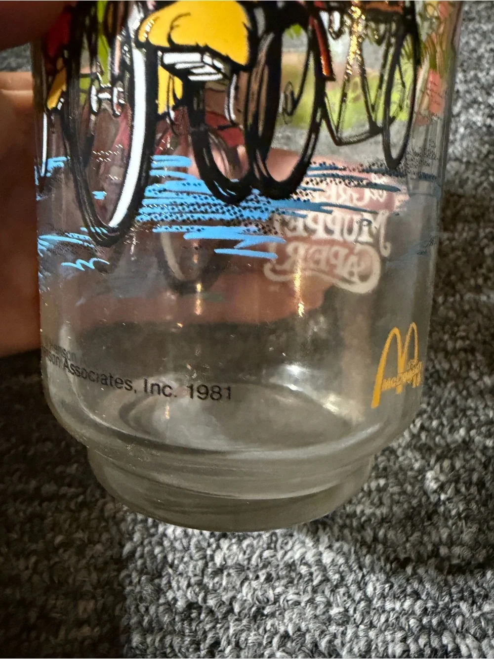 McDonald's 1981 The Great Muppet Caper Character Glass - Kermit & Friends